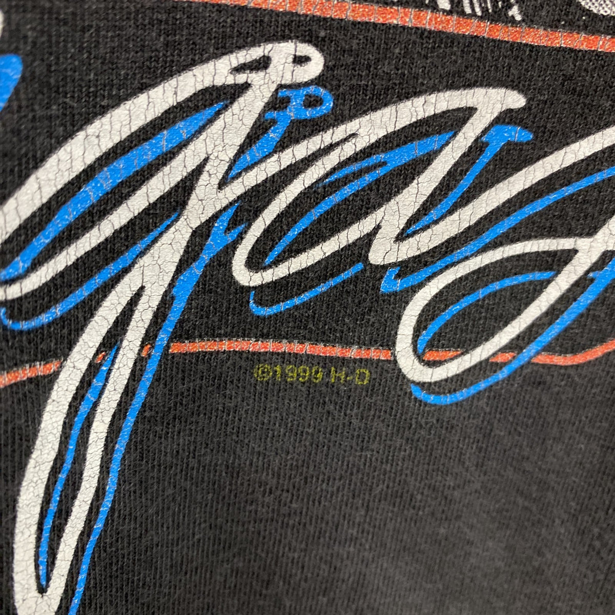 HARLEY DAVIDSON　ハーレーダビッドソン　半袖プリントTシャツ　黒　ブラック　Lサイズ　古着