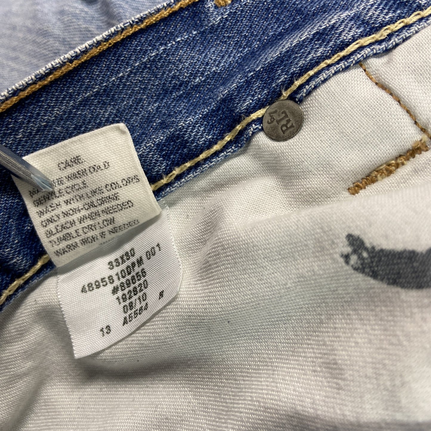 POLO RALPH LAUREN　ポロラルフローレン　デニムパンツ/ジーンズ　インディゴ　W33サイズ