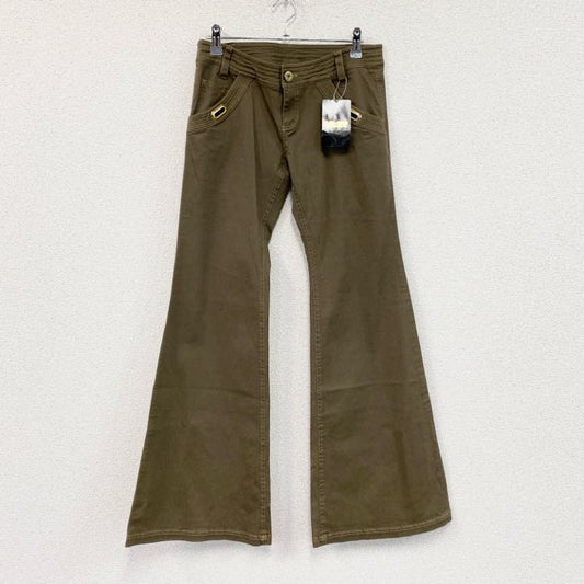 LB-03　フレアパンツ　タグ付き　ローライズ　archive　グランジ　カーキ　29サイズ　