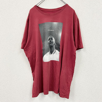 NIKE AIR JORDAN　ナイキエアジョーダン　半袖プリントTシャツ　赤　レッド　XXLサイズ