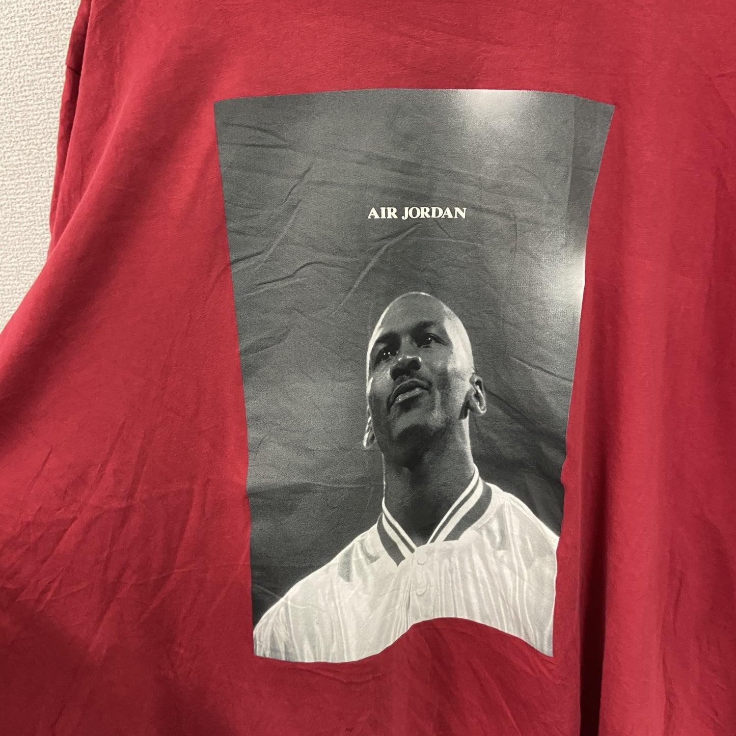 NIKE AIR JORDAN　ナイキエアジョーダン　半袖プリントTシャツ　赤　レッド　XXLサイズ