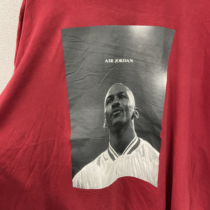 NIKE AIR JORDAN　ナイキエアジョーダン　半袖プリントTシャツ　赤　レッド　XXLサイズ