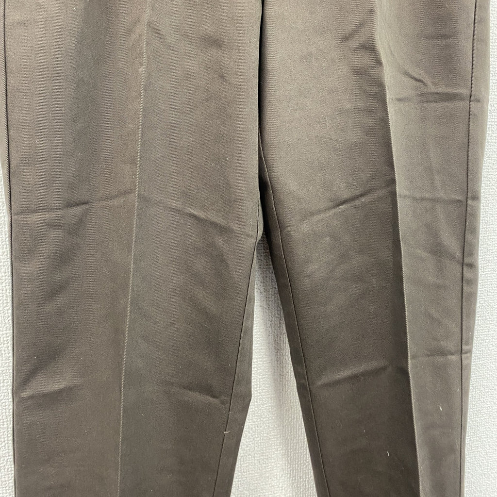 Eddie Bauer　エディーバウアー　チノパンツ　ジップフライ　茶色　ブラウン　30サイズ メンズ コットン 古着