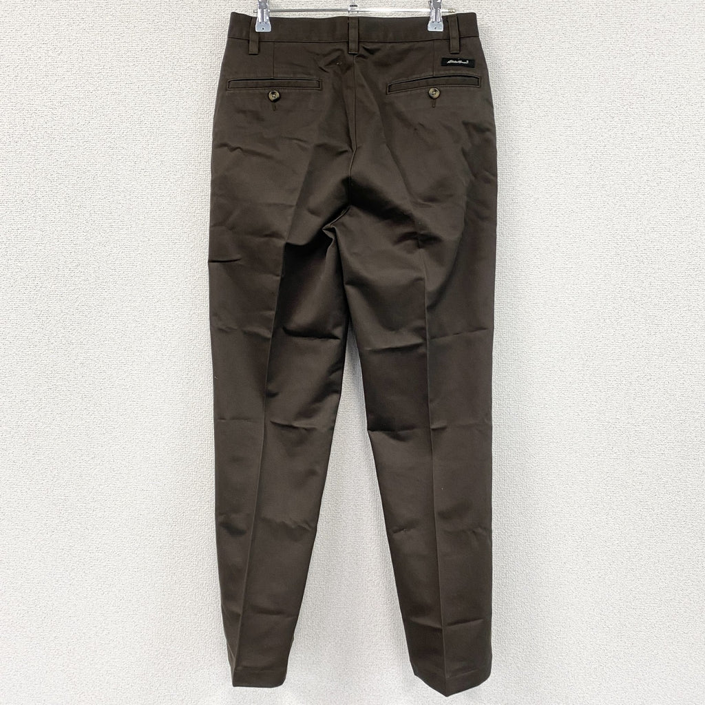 Eddie Bauer　エディーバウアー　チノパンツ　ジップフライ　茶色　ブラウン　30サイズ メンズ コットン 古着