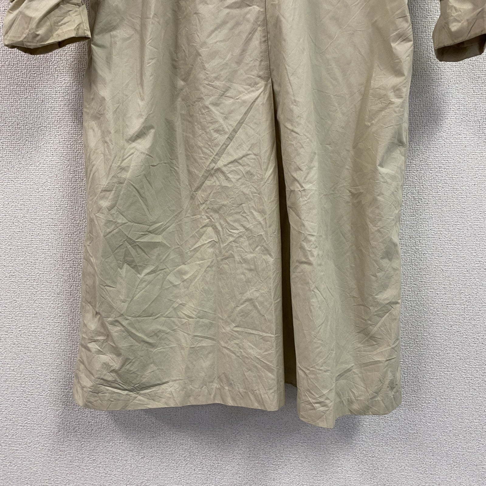 LONDON FOG　ロンドンフォグ　ダブルトレンチコート　水玉　ベージュ　8サイズ　古着