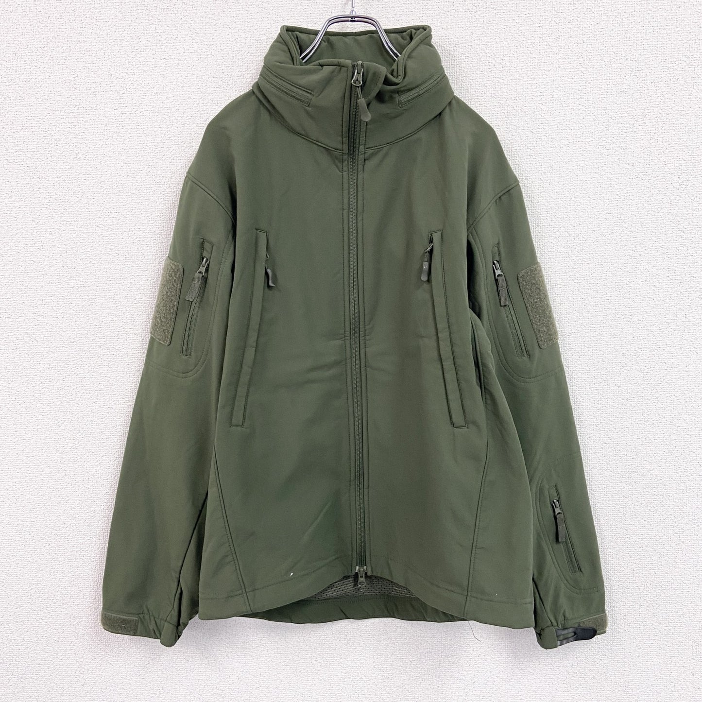 CONDOR　コンドル　ソフトシェルジャケット　フリースジャケット　フード付き　カーキ　Sサイズ