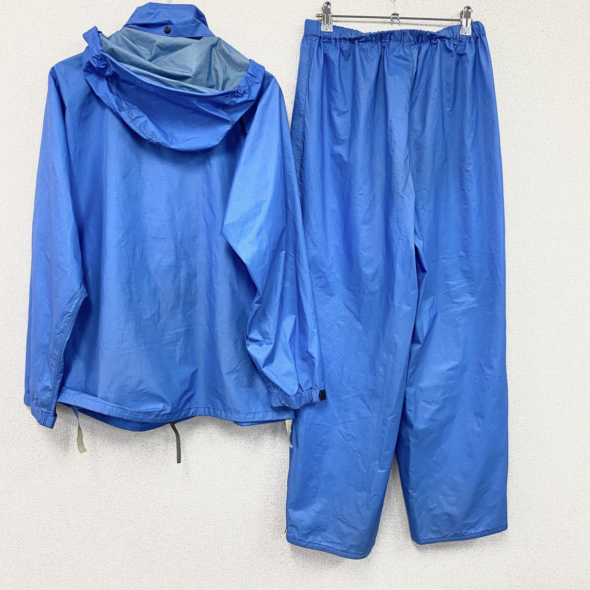 Mont-bell　モンベル　セットアップ　ナイロンジャケット　ナイロンパンツ　青　ブルー　Mサイズ　古着