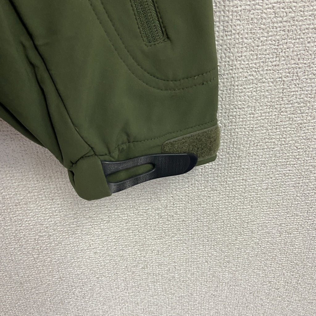 CONDOR　コンドル　ソフトシェルジャケット　フリースジャケット　フード付き　カーキ　Sサイズ　古着