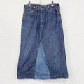 Levi's　リーバイス　リメイクデニムスカート　ジップフライ　インディゴ　30サイズ　古着