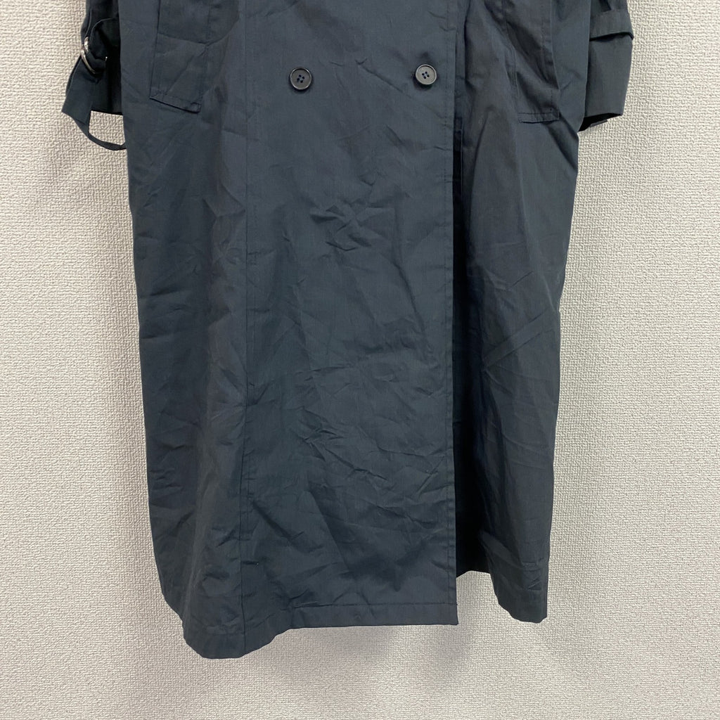 LONDON FOG　ロンドンフォグ　ダブルトレンチコート　紺　ネイビー　8サイズ　古着