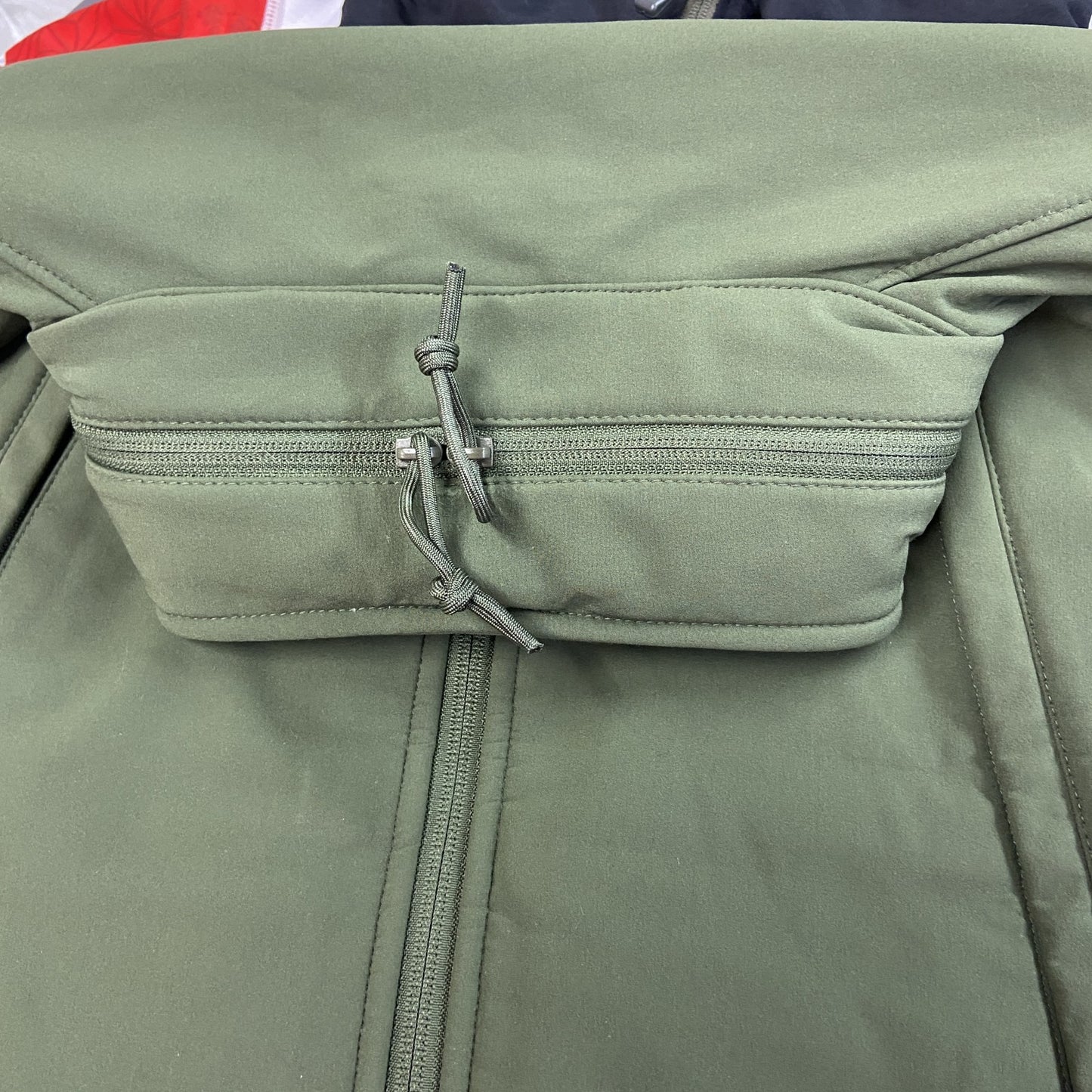 CONDOR　コンドル　ソフトシェルジャケット　フリースジャケット　フード付き　カーキ　Sサイズ