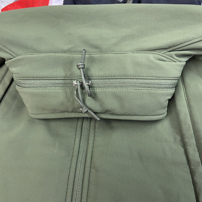 CONDOR　コンドル　ソフトシェルジャケット　フリースジャケット　フード付き　カーキ　Sサイズ