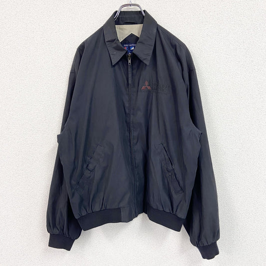 90s～　PORT AUTHORITY　三菱　ブルゾン　ワークジャケット　ヴィンテージ　黒　ブラック　Mサイズ
