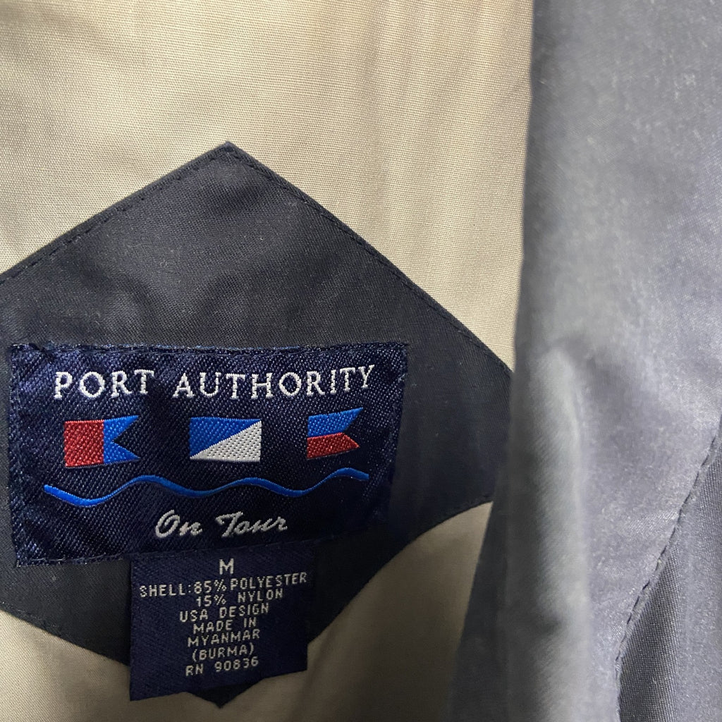 90s～　PORT AUTHORITY　三菱　ブルゾン　ワークジャケット　ヴィンテージ　黒　ブラック　Mサイズ　古着