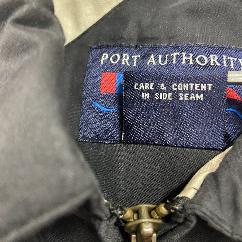 90s～　PORT AUTHORITY　三菱　ブルゾン　ワークジャケット　ヴィンテージ　黒　ブラック　Mサイズ　古着