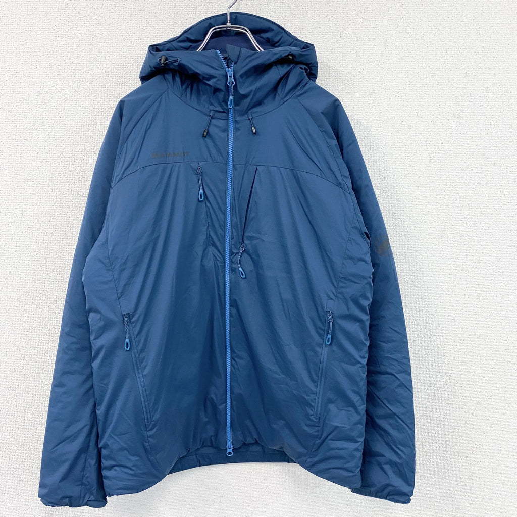 MAMMUT　マムート　フルジップパーカー　紺　ネイビー　Mサイズ　古着