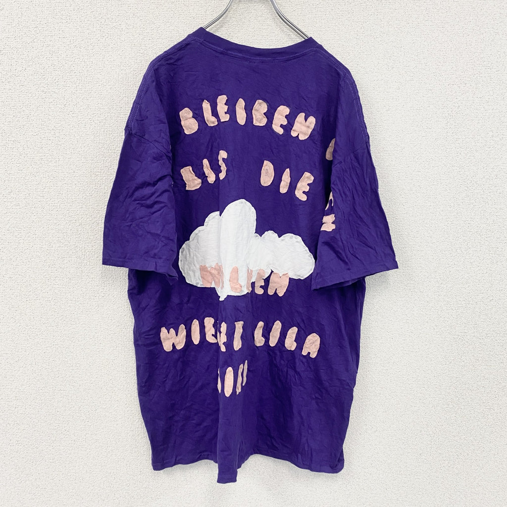 GILDAN　ギルダン　半袖プリントTシャツ　紫　パープル　2XLサイズ　古着