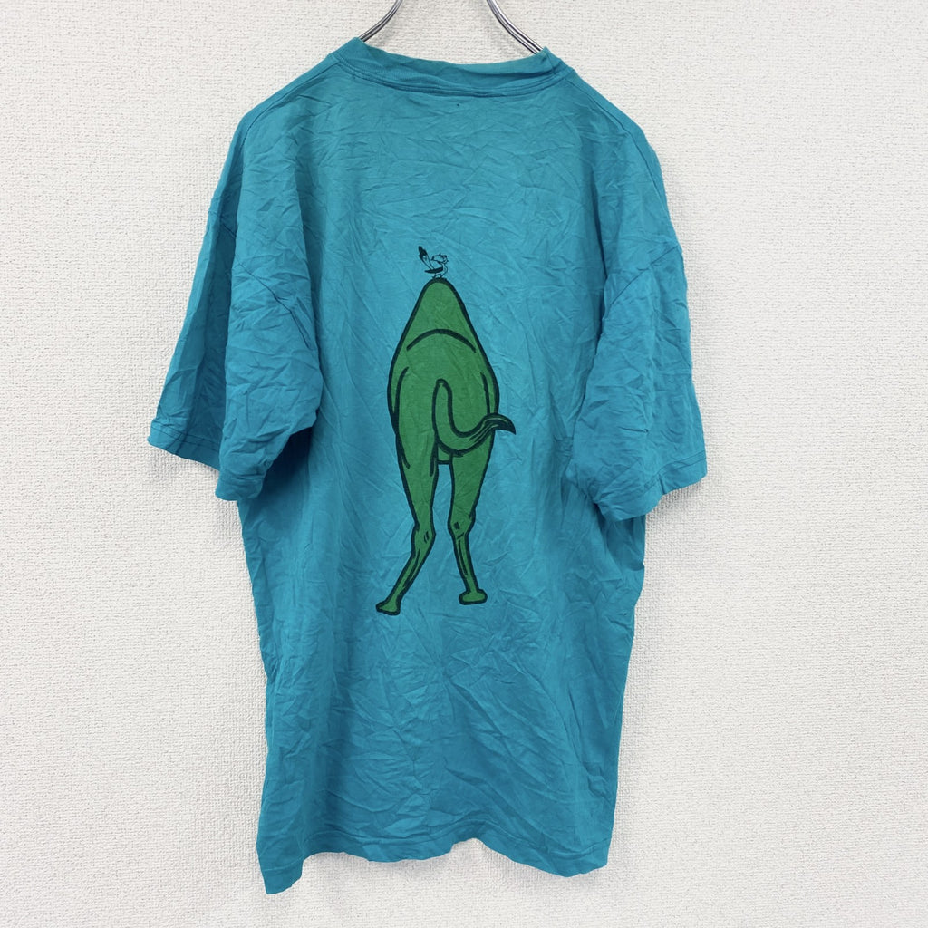 GRATEEFUL TEE　半袖プリントTシャツ　水色　ライトブルー　古着