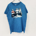 XDYE TEES　半袖プリントTシャツ　水色　ライトブルー　Mサイズ　古着