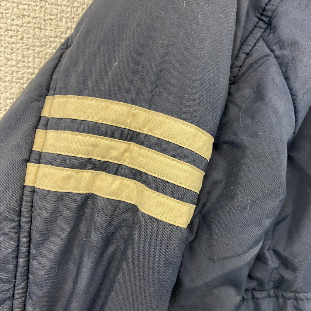 adidas　アディダス　中綿ジャケット　紺　ネイビー　Mサイズ ダウン ダウンアウター メンズ 古着