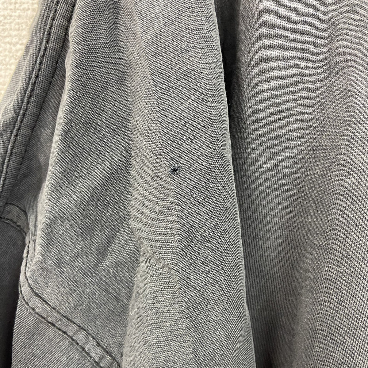 古着 used　90s～　KANI JEANS　カナイ　半袖刺繍デザインTシャツ　黒　ヴィンテージラック　XXXLサイズ