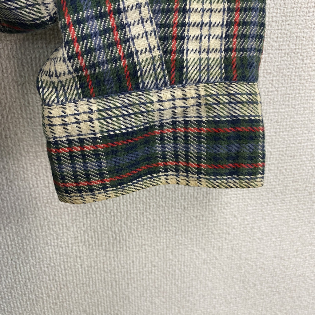 FIVE BROTHER　ファイブブラザー　長袖ネルシャツ　チェック柄　2つポケット　マルチカラー　Mサイズ　古着