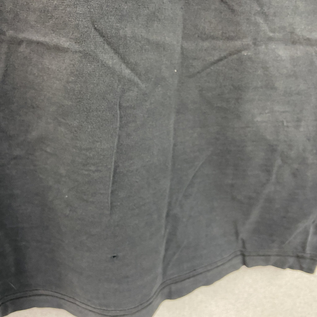 古着 used　90s～　KANI JEANS　カナイ　半袖刺繍デザインTシャツ　黒　ヴィンテージラック　XXXLサイズ
