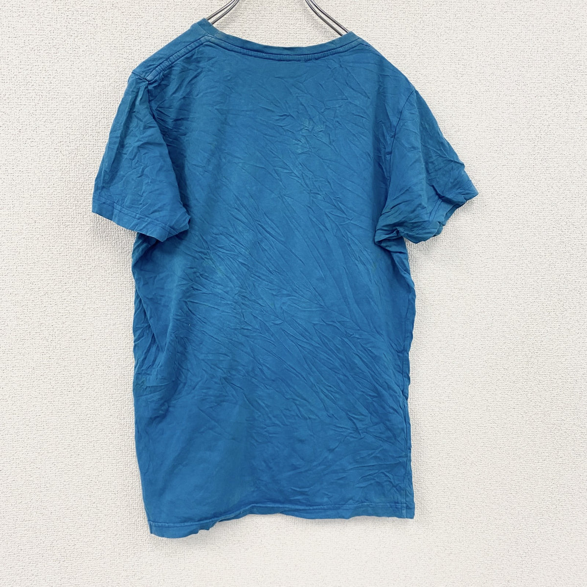 XDYE TEES　半袖プリントTシャツ　水色　ライトブルー　Mサイズ　古着