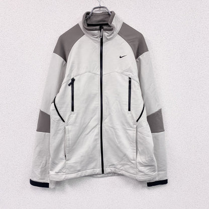 NIKE　ナイキ　トラックジャケット/ジャージ　フルジップジャケット　スウッシュ　グレー　XLサイズ