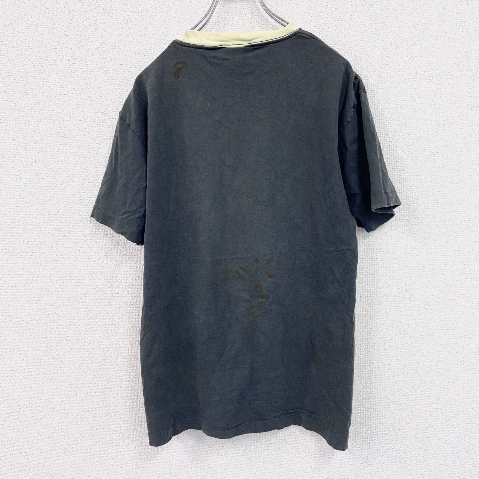 古着 used　90s　anvil　アンヴィル　プリントTシャツ　シングルステッチ　NASA　黒　ブラック　Lサイズ