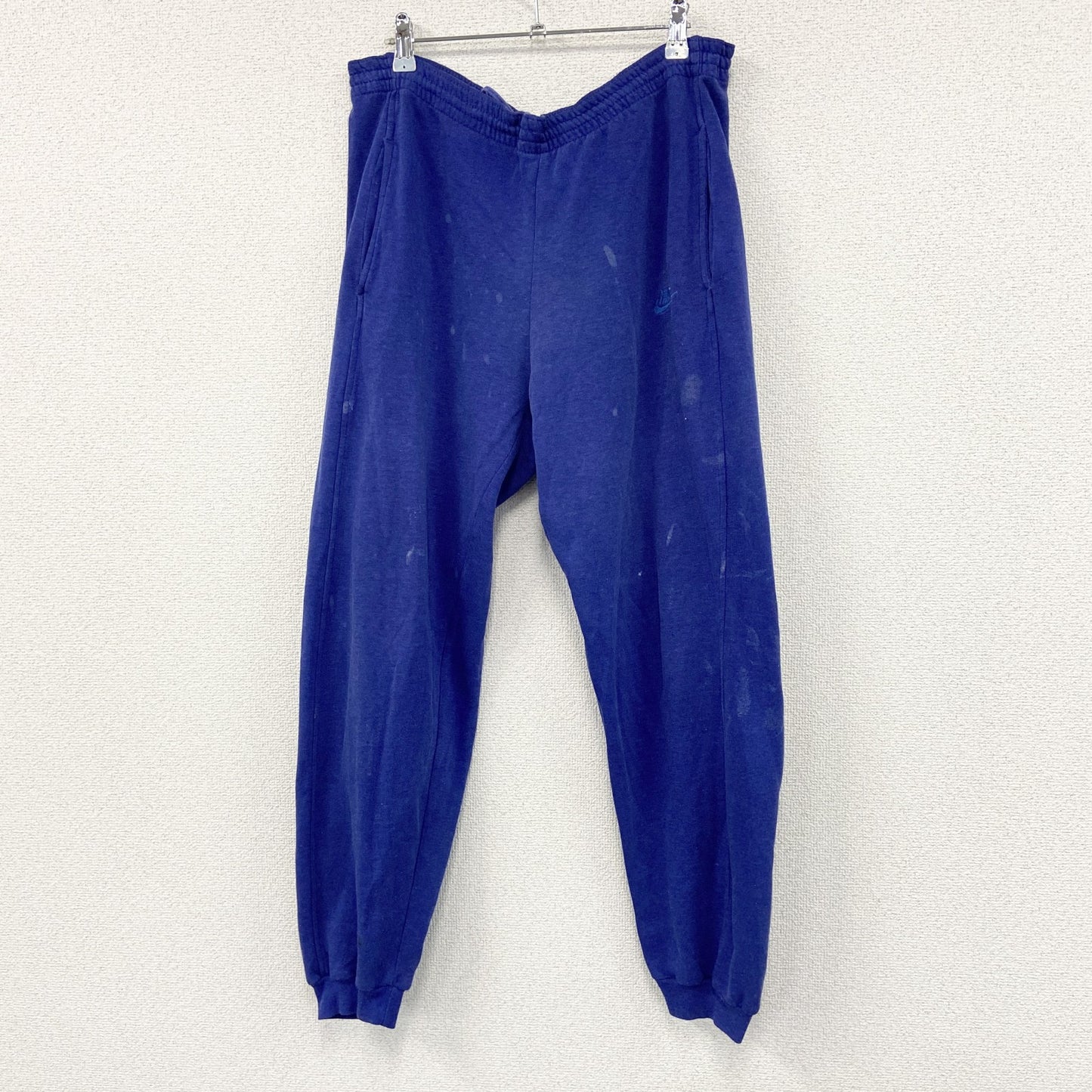 ～90s　NIKE　ナイキ　スウェットパンツ　ヴィンテージ　銀タグ　青　ブルー　Mサイズ