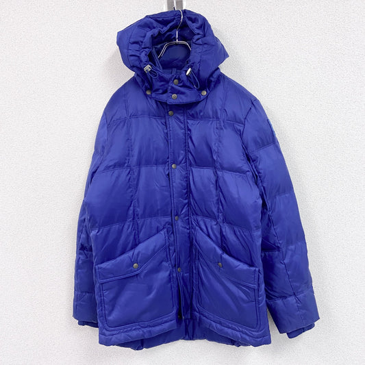 DIESEL　ディーゼル　ダウンジャケット　ワッペン　青　ブルー　Mサイズ