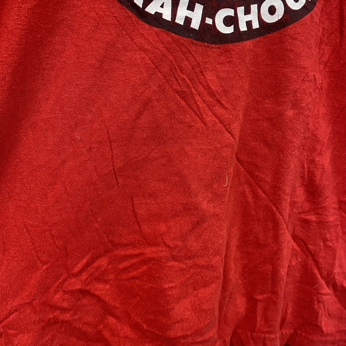 DELTA　デルタ　半袖プリントTシャツ　赤　レッド　Mサイズ　古着