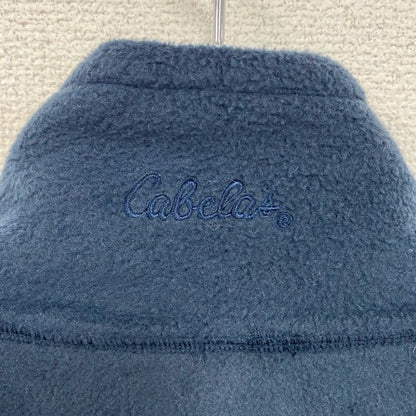 Cabela’ｓ　カベラス　フルジップフリースジャケット/ボアジャケット　紺　ネイビー　Mサイズ