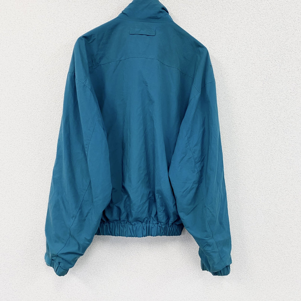 Helly Hansen　ヘリーハンセン　フルジップナイロンジャケット　ターコイズブルー　Lサイズ　古着