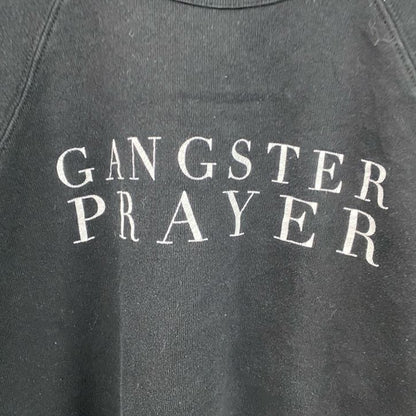 CANVAS　スウェット/トレーナー　ゲームスウェット　2連プリント　黒　ブラック　XLサイズ