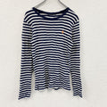 RALPH LAUREN SPORT　ラルフローレン　長袖Tシャツ/ロンT　ボーダー柄　紺　ネイビー　Mサイズ　古着