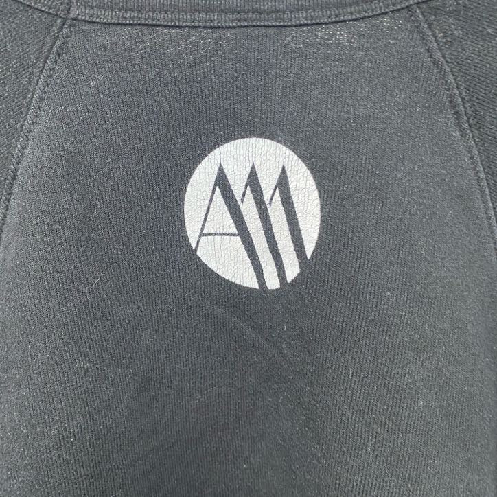 CANVAS　スウェット/トレーナー　ゲームスウェット　2連プリント　黒　ブラック　XLサイズ