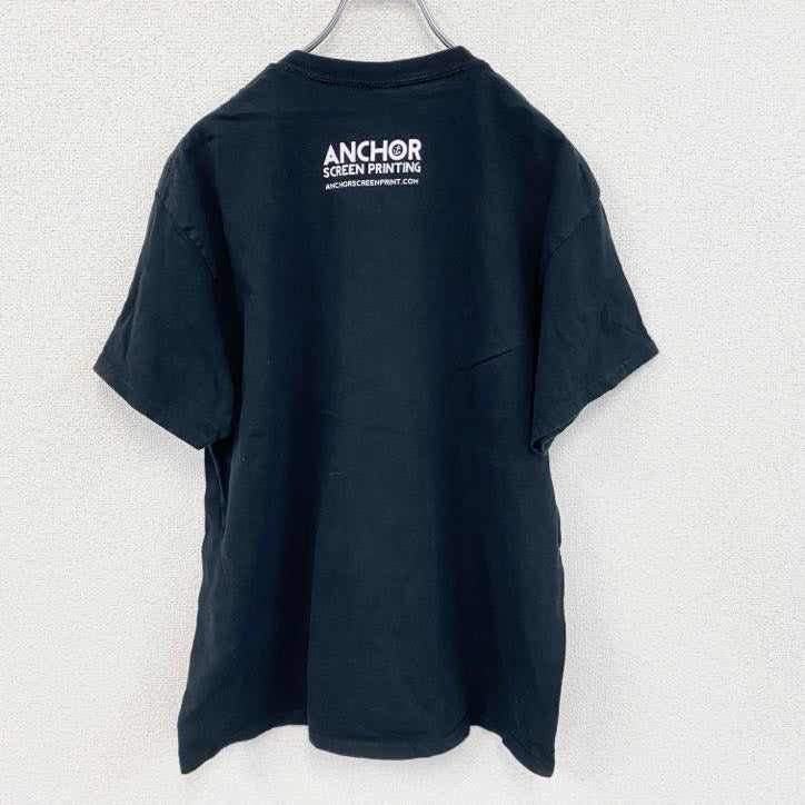 GILDAN　99ROCK　半袖プリントTシャツ　ロックT　音楽T　黒　ブラック　Lサイズ　古着