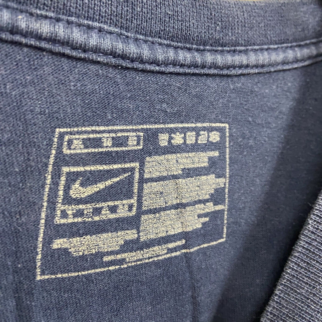 古着 used　～00s　NIKE　ナイキ　プリントTシャツ　ヴィンテージ　NAVY　紺　ネイビー カットソー メンズ 古着
