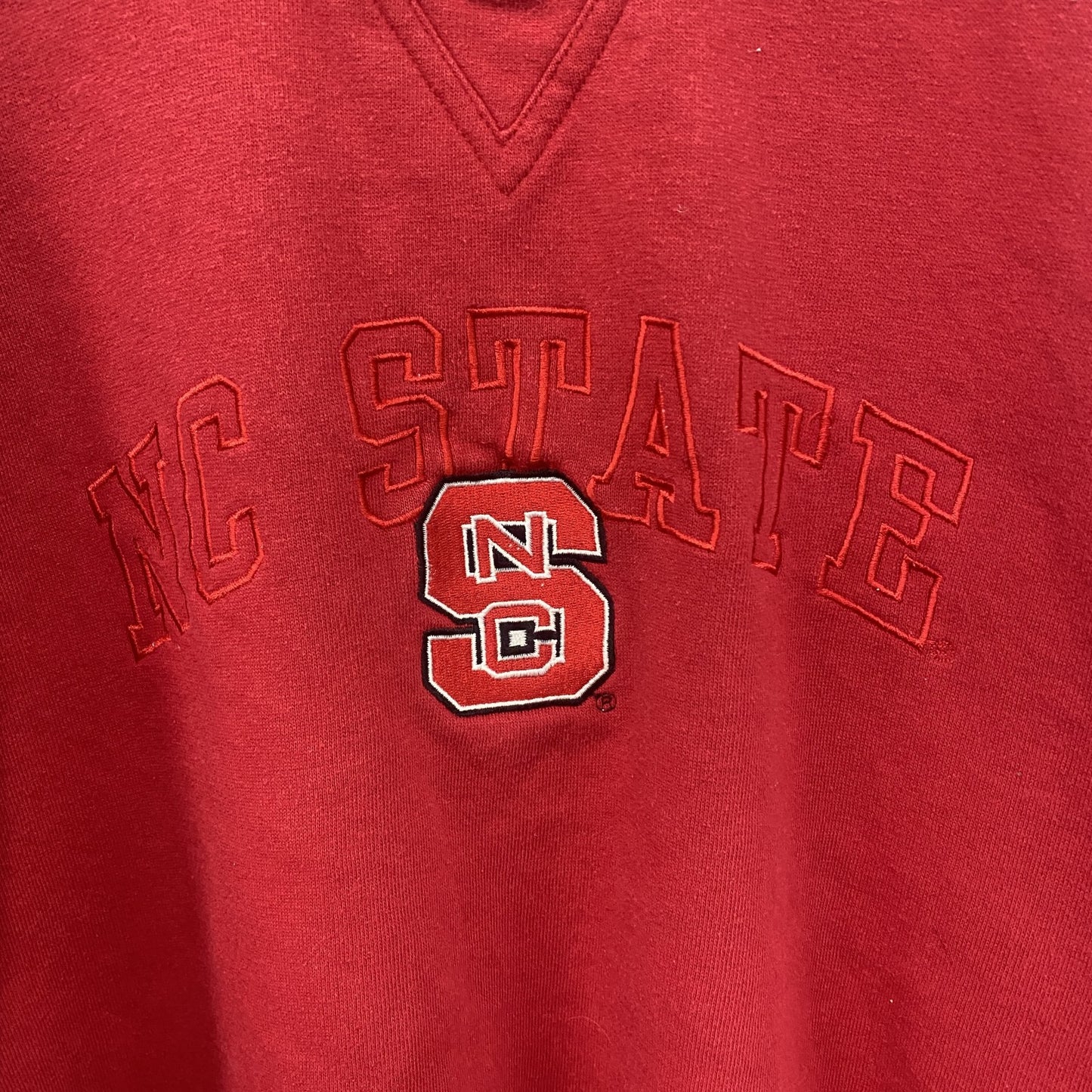 ～90s　RED OAK　スウェット/トレーナー　刺ロゴ　カレッジタイプ　ヴィンテージ　赤　レッド　XLサイズ