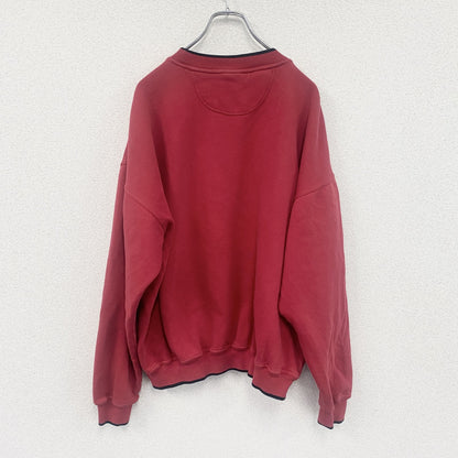 ～90s　RED OAK　スウェット/トレーナー　刺ロゴ　カレッジタイプ　ヴィンテージ　赤　レッド　XLサイズ