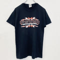 GILDAN ギルダン　半袖スポーツデザインTシャツ　IP SWICH　陸上競技　クルーネック　黒　ブラック　Sサイズ　古着