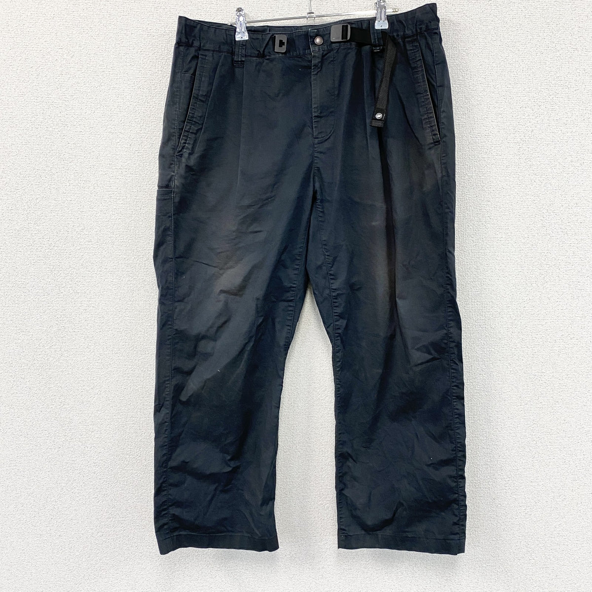 MAMMUT　マムート　クライミングパンツ　フェード　無地　ワンポイント　黒　ブラック　XLサイズ　古着