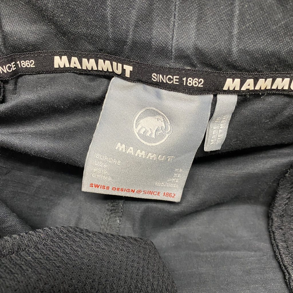 MAMMUT　マムート　クライミングパンツ　フェード　無地　ワンポイント　黒　ブラック　XLサイズ　古着