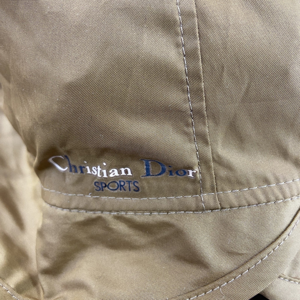 ～90s　Christian Dior SPORTS　クリスチャンディオールスポーツ　バケットハット　ベージュ　　ヴィンテージ　古着
