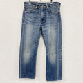 Levi's　リーバイス　505　デニムパンツ/ジーンズ　ジップフライ　縦落ち　鬼ヒゲ　インディゴ　W32サイズ　古着