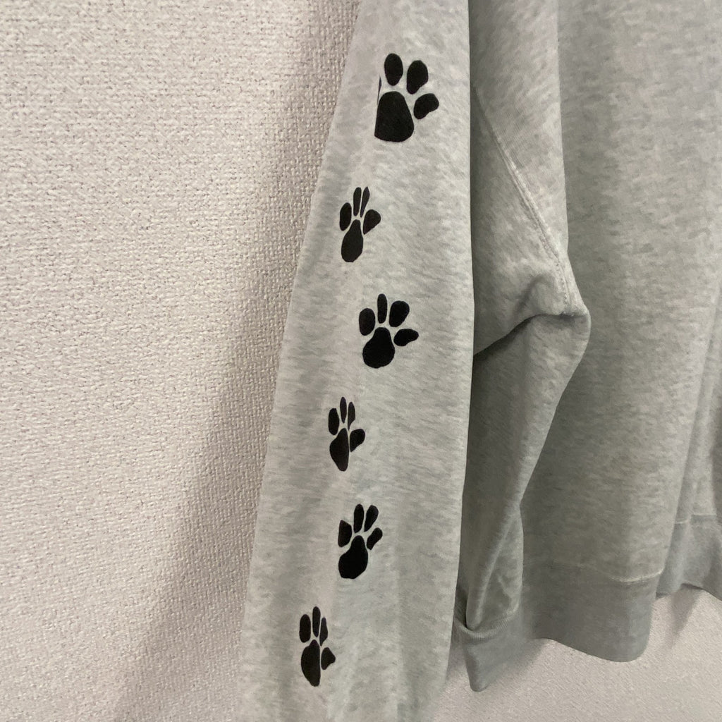 Farmington Tigers Lacrosse　ファミリントンタイガースラクロス　スウェット/トレーナー　カレッジロゴ　アーチプリント　灰色　グレー　古着