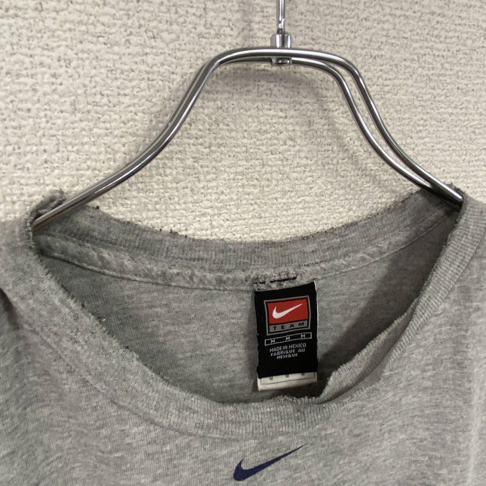 ～00s　NIKE　ナイキ　ニューヨークヤンキース　MLB　半袖Tシャツ　ヴィンテージ　灰色　グレー　Mサイズ