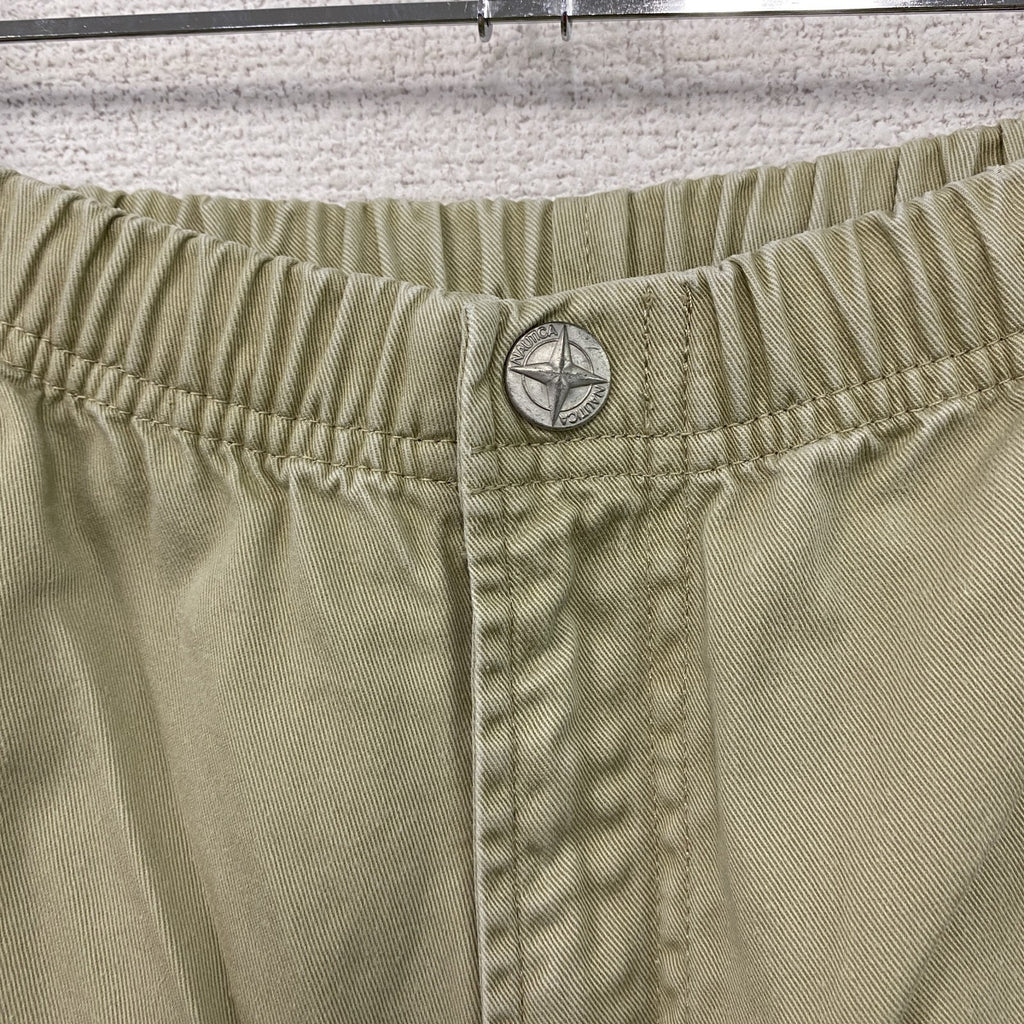 90s　nautica　ノーティカ　ハーフパンツ/ショートパンツ　ヴィンテージ　ベージュ　Sサイズ　古着